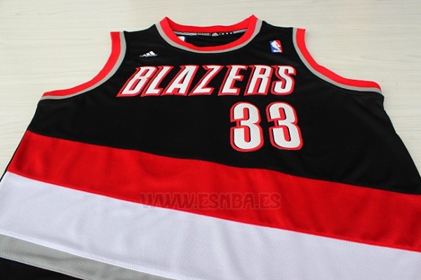 Camiseta Portland Trail Blazers Scottie Pippen #33 Negro